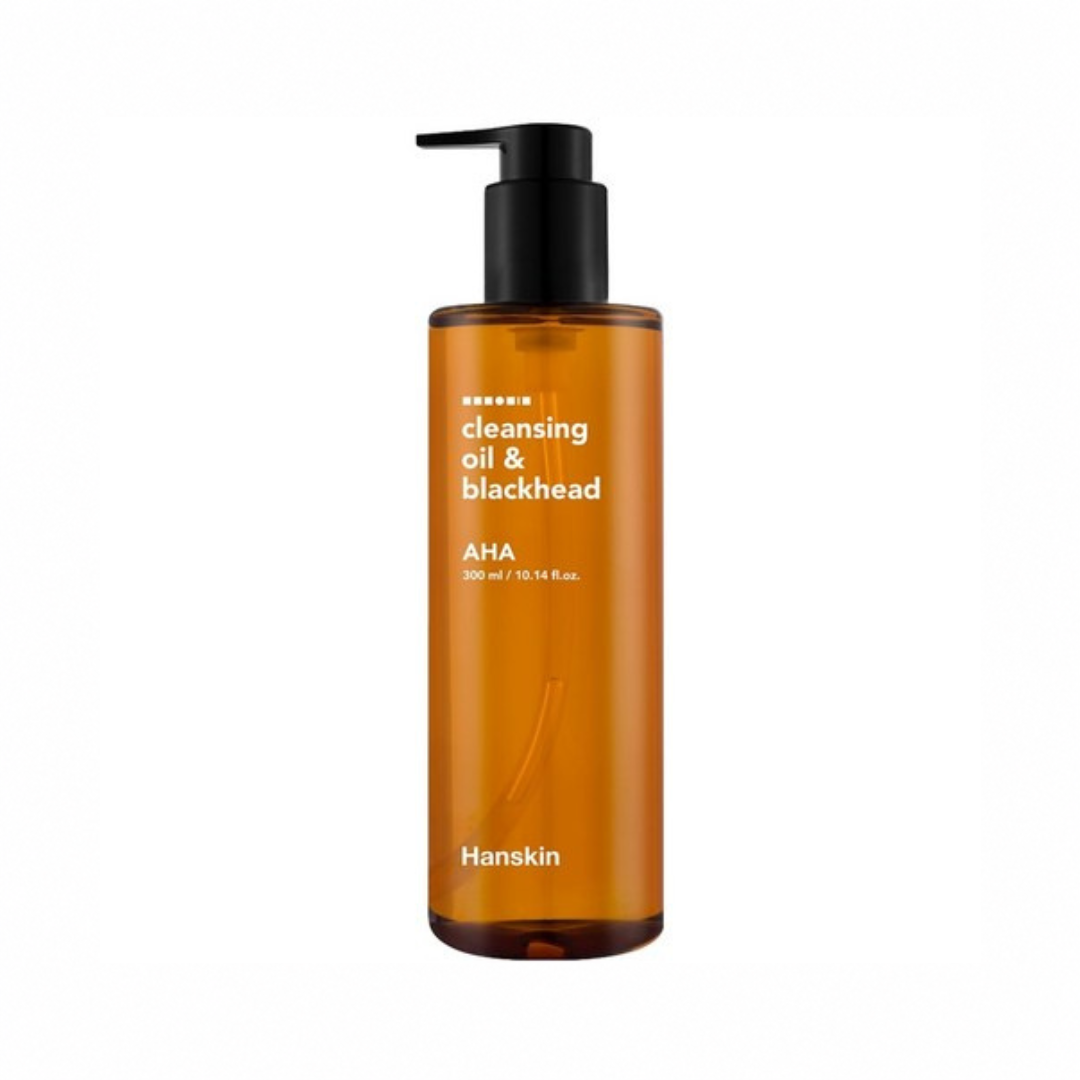 HANSKIN CLEANSING OIL & BLACKHEAD AHA 300ml