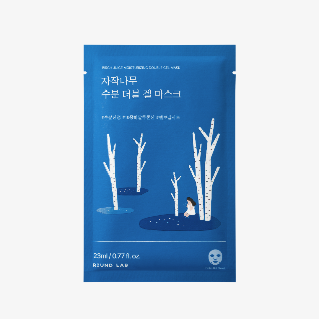 BIRCH JUICE MOISTURIZING DOUBLE GEL MASK 1ea