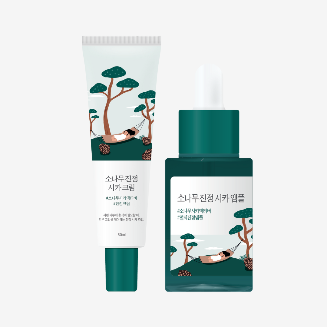 PINE TREE CALMING CICA CREAM50ml+AMPOULE30ml