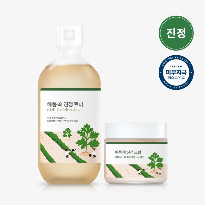 MUGWORT CALMING TONER300ml+CREAM80ml