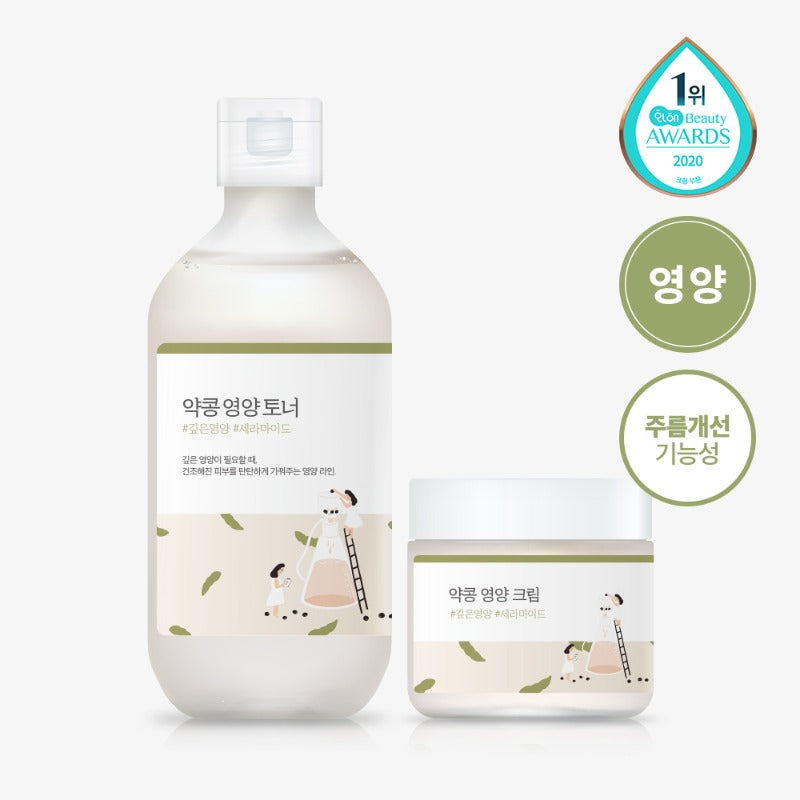 SOYBEAN NOURISHING TONER300ml+CREAM80ml SET