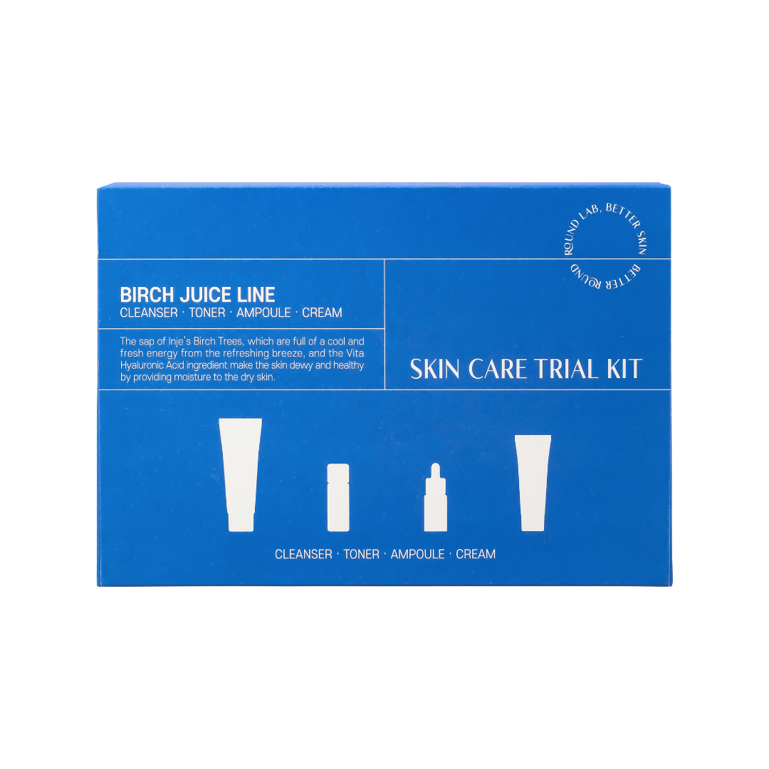 BIRCH JUICE MOISTURIZING TRIAL KIT (4pcs)